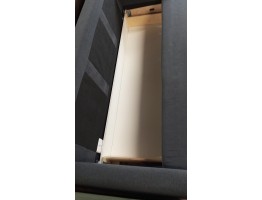 Straight folding sofa